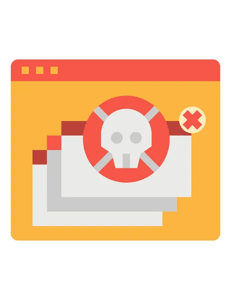 Virus Pictogram Vector Illustratie — Stockvector