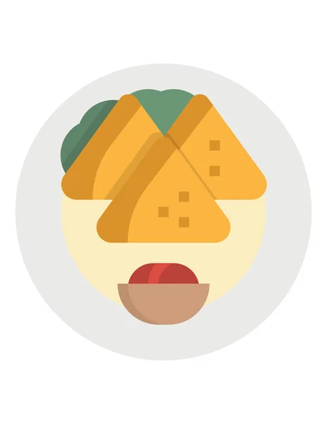 Food Flat Icon Διάνυσμα Απεικόνιση — Διανυσματικό Αρχείο