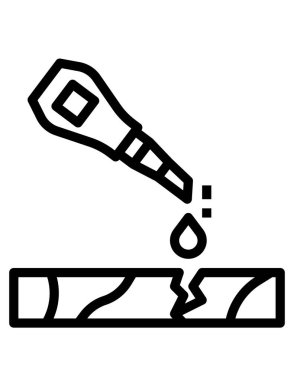 Modern b 'nin vektör illüstrasyonu simge tabancasından yoksun