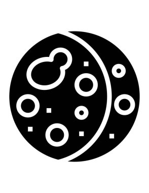 Ay simgesi, vektör illüstrasyonu