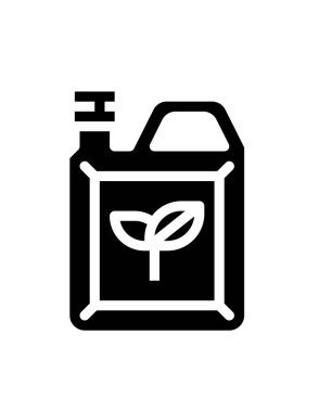 eko yakıt ikonu vektörü