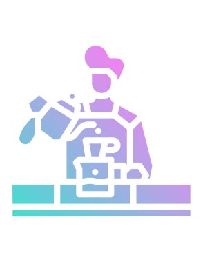 kahve simgesi, vektör illüstrasyonu