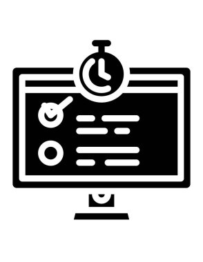 seo ve pazarlama satırı vektör simgesi.