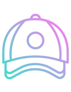 kapsül çizgisi vektör simgesi