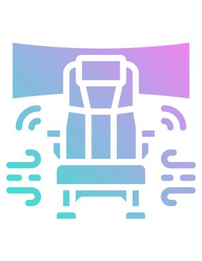 Seyahat ve turizm simgesinin vektör illüstrasyonu