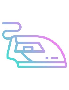 trenin çizgi simgesi, vektör illüstrasyonu