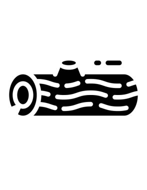 Tek izole çizgi simgesinin vektör illüstrasyonu