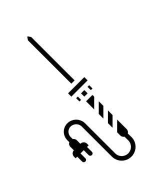 Bir balıkçılık simgesinin vektör illüstrasyonu