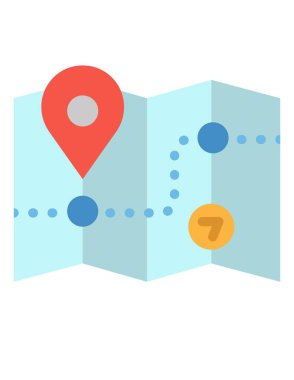 harita pin vektör simgesi