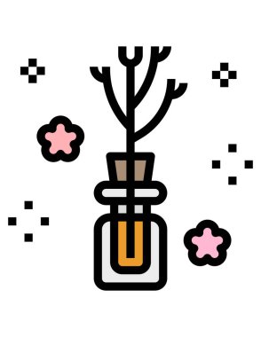 Modern düz simgenin vektör illüstrasyonu