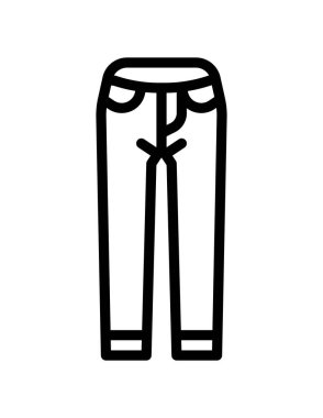 Moda kıyafetlerinin vektör illüstrasyonu