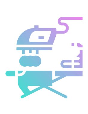 çamaşır simgesi, vektör illüstrasyonu