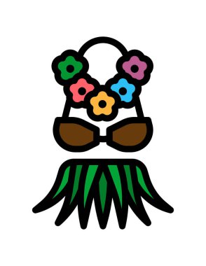 Cadılar Bayramı karikatür ikonunun vektör çizimi