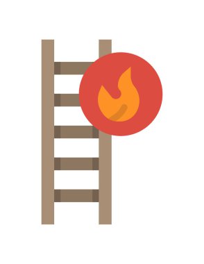 İzole edilmiş tek bir trafik simgesinin vektör çizimi