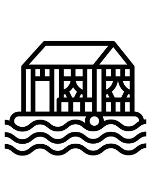 İnşa etmenin vektör çizgisi simgesi