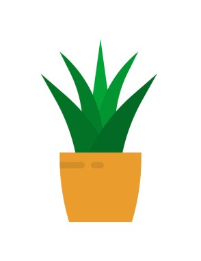 Bitki simgesinin vektör illüstrasyonu