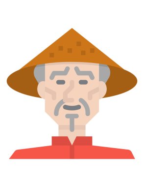 Beyaz bir geçmişi olan sakallı ve bıyıklı bir adam.