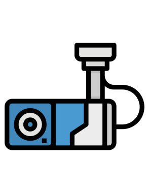 Mutfak aletleri satır vektör simgesi.