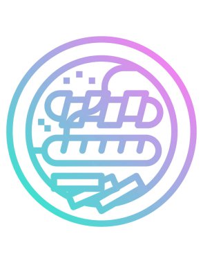 gıda kavramı, vektör illüstrasyonu