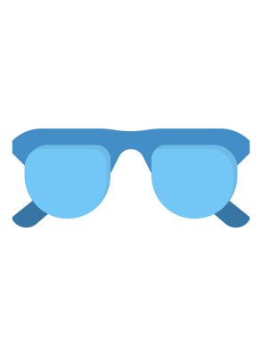 güneş gözlüğü web simgesi, vektör illüstrasyonu