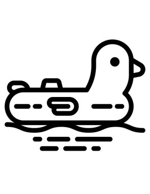 bebek tekne vektör simgesi