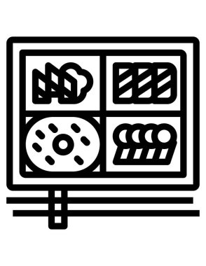 gıda kavramı, vektör illüstrasyonu