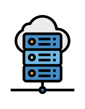 veri depolama vektörü simgesi