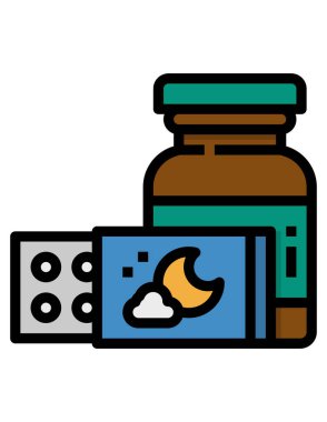 tıbbi ve sağlık çizgisi vektör simgesi.