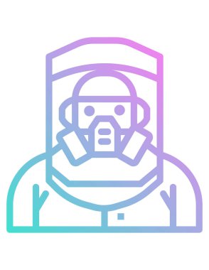 Virüs ikonu vektör illüstrasyonu 