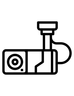 Beyaz arkaplanda TV izleme vektör simgesi