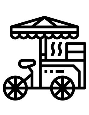 gıda kavramı, vektör illüstrasyonu