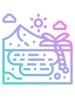 Japon şehrinin vektör çizimi