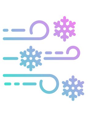 Kar Tanesi ikonu. vektör illüstrasyonu