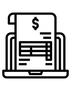 Dolar gagası vektör simgesi