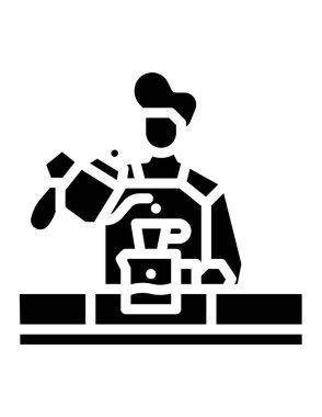 Fabrika simgesinin vektör illüstrasyonu