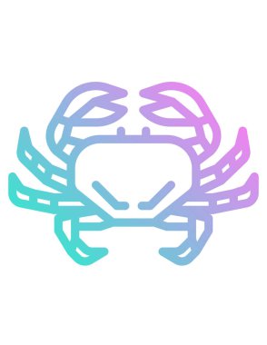 Yengecin vektör illüstrasyonu