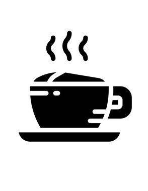  çay fincanı ikonu vektör illüstrasyonu