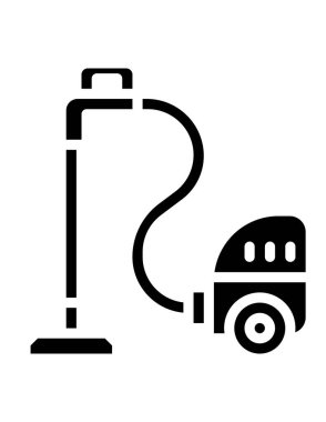 Modern elektrik temizleme simgesinin vektör illüstrasyonu