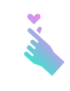 El hareketi simgesi, vektör illüstrasyonu