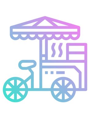 gıda kavramı, vektör illüstrasyonu