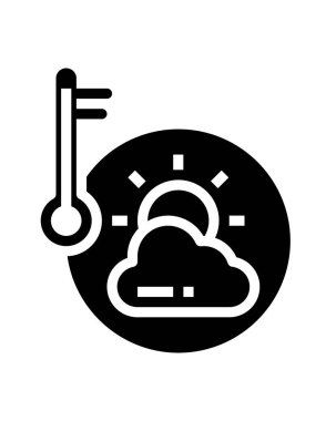 Seo ve ağ simgesinin vektör illüstrasyonu