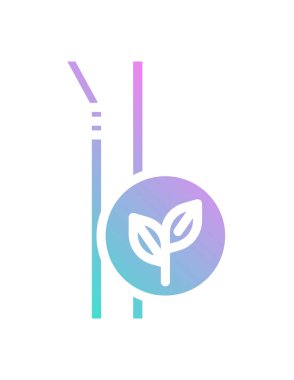 Bitki simgesinin vektör illüstrasyonu