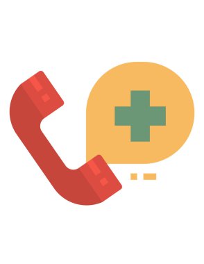 telefon arama simgesi, vektör illüstrasyonu