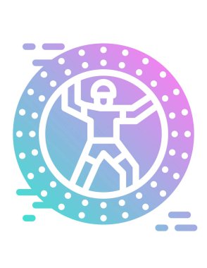 S harfinin bir logosunun vektör çizimi