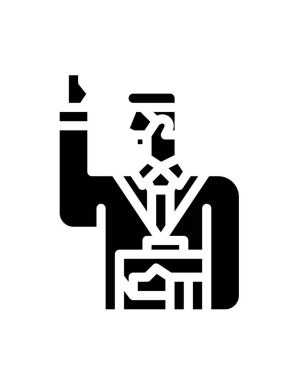 Endüstriyel robot vektör illüstrasyonu