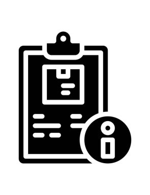 belge vektör çizgisi simgesi