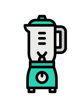 Mutfak uygulaması ikonu vektör illüstrasyonu