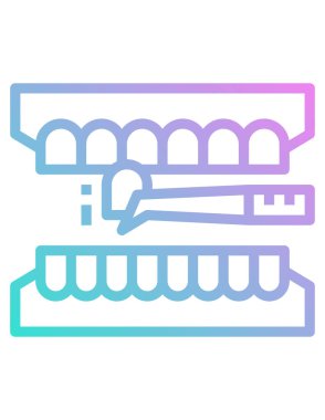 İnşaat makinesi simgesi. vektör biçimi, yuvarlak açılı iki renkli düz ikonik sembol, pürüzsüz mavi renkler, beyaz