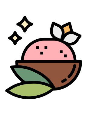 Gıda simgesinin vektör illüstrasyonu