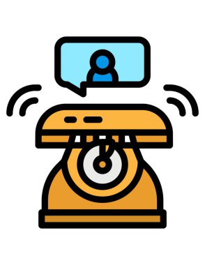 Seo ve teknoloji çizgisi simgesinin vektör illüstrasyonu